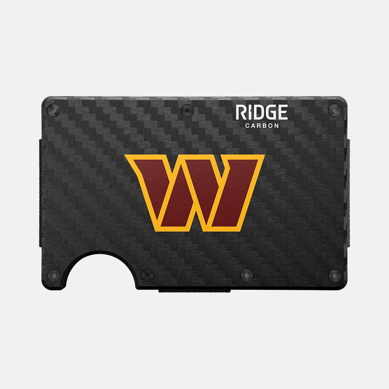 Ridge Wallet - Washington Commanders - Carbon Fiber 3k