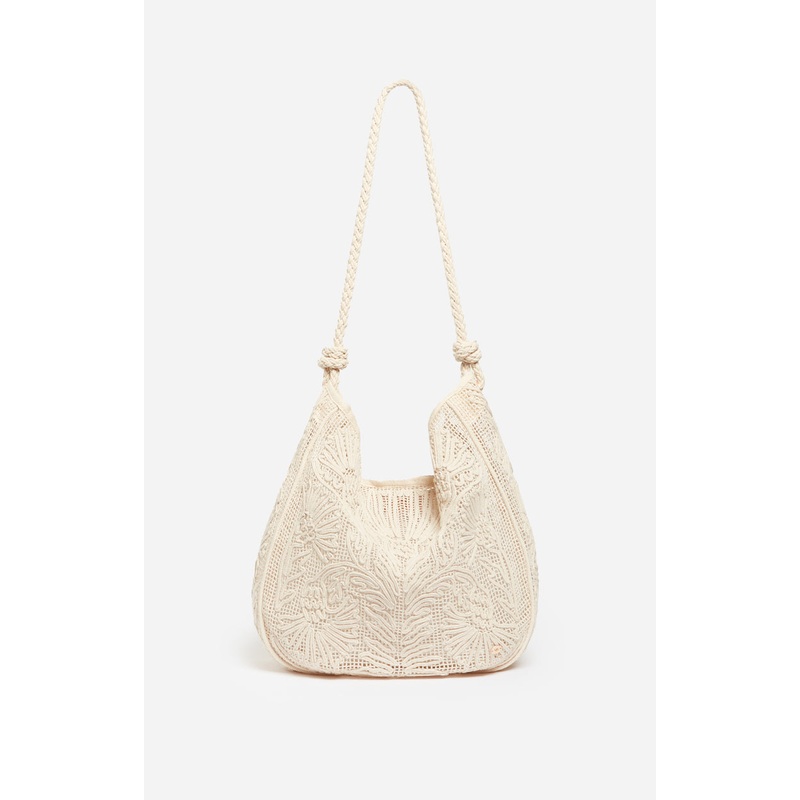 Shoulder Bag Sac Hobo 5eve45-v40896 Ecru