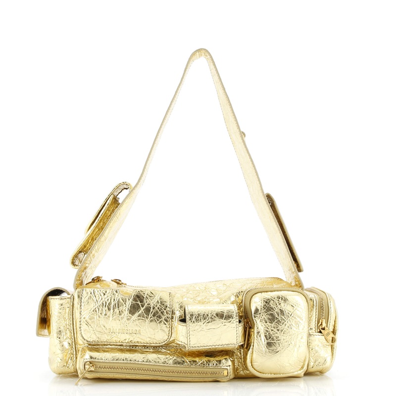 Superbusy Multi-Pocket Sling Bag Leather Small