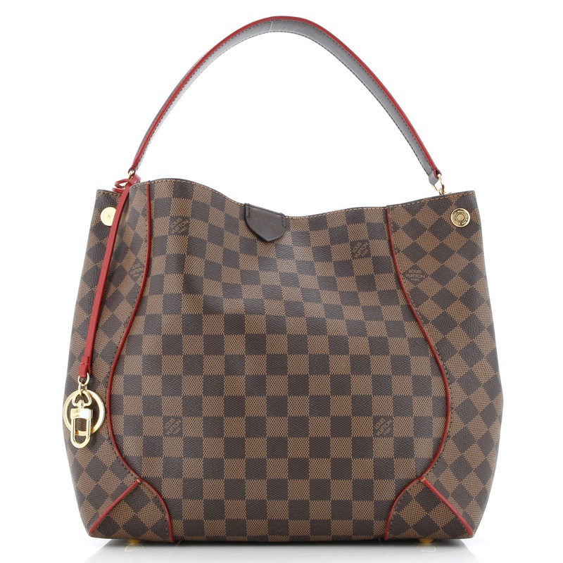 Caissa Hobo Damier with Leather