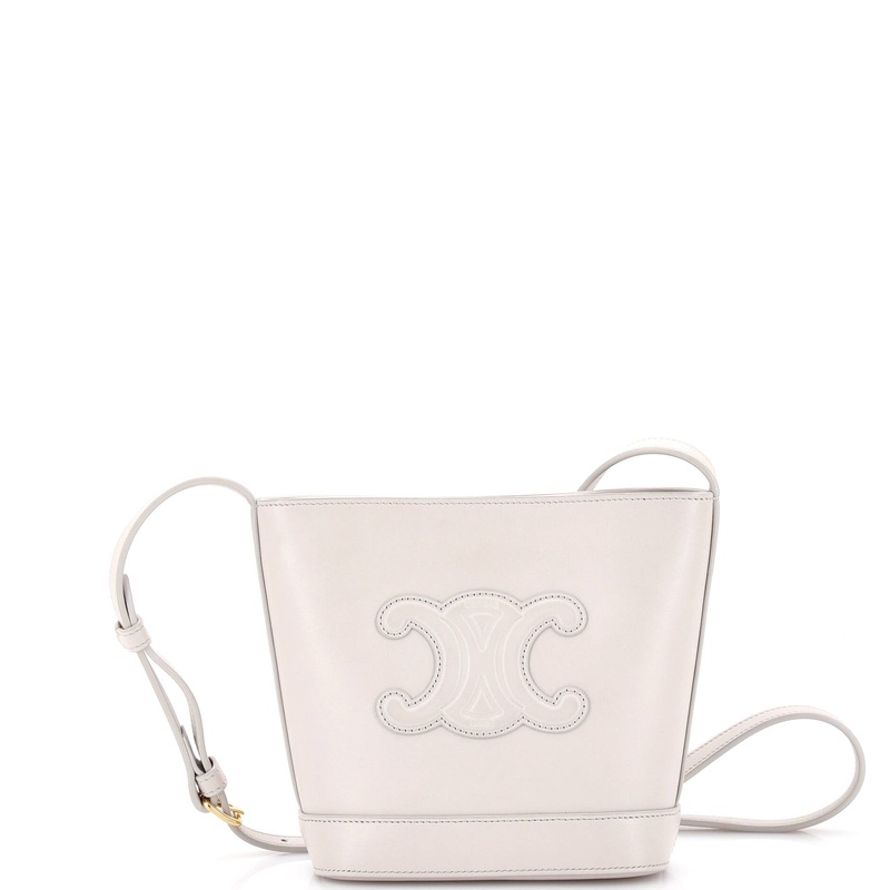 Cuir Triomphe Bucket Bag Leather Mini