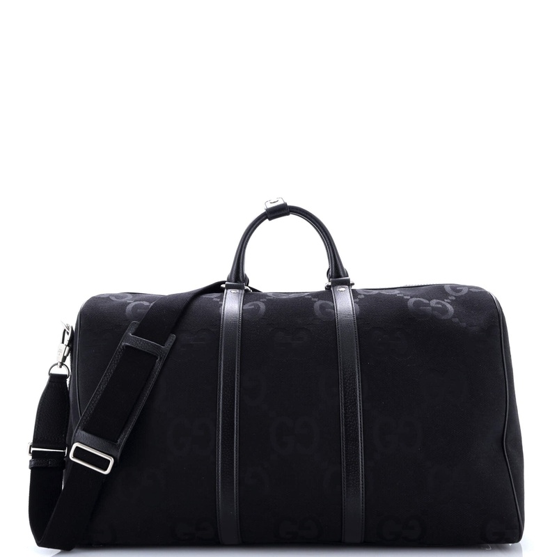 Duffle Bag Jumbo GG Embossed Leather Large