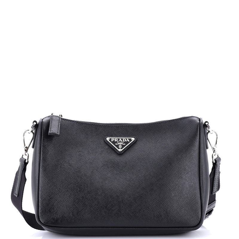Re-Edition Zip Messenger Bag Saffiano Leather Small