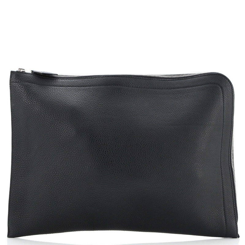 Zip Around Document Holder Leather Large