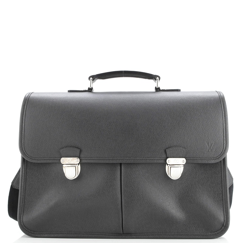 Anton Briefcase Taiga Leather