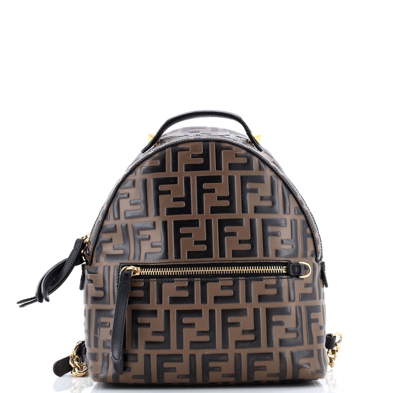 By The Way Backpack Zucca Embossed Leather Mini