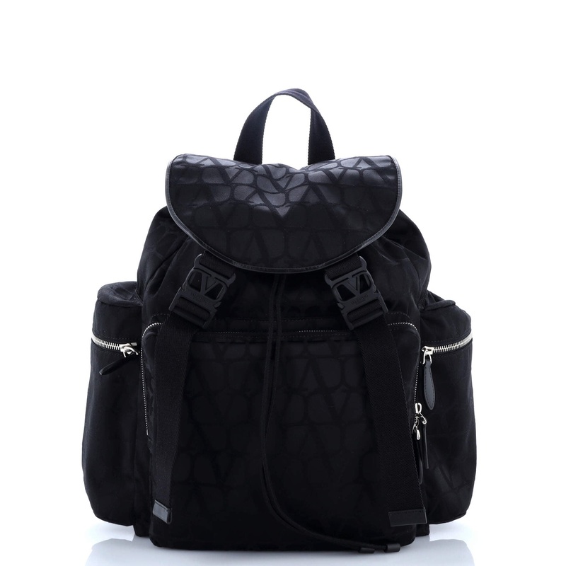 Double Buckle Backpack Toile Iconograph Nylon