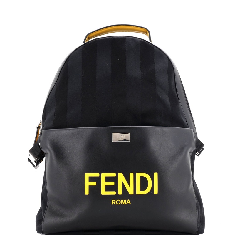 Essential Backpack Pequin Nylon and Leather
