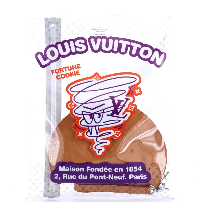 Fortune Cookie Bag Monogram Leather and Printed PVC