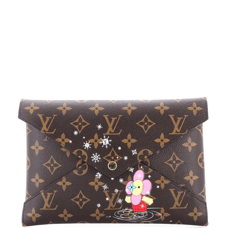 Kirigami Pochette Set Limited Edition Vivienne Xmas Monogram Canvas