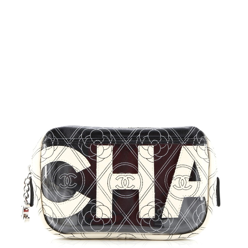 Logo Camera Case Clutch Printed Coated Canvas