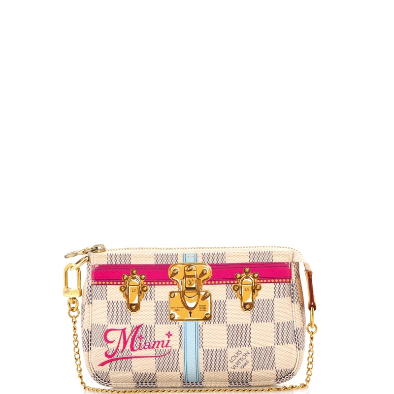 Pochette Accessoires Limited Edition Cities Damier Summer Trunks Mini