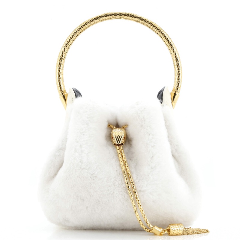 Serpenti Forever Bucket Bag Fur