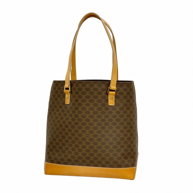 Vintage Macadam Shopper Tote Coated Canvas Small