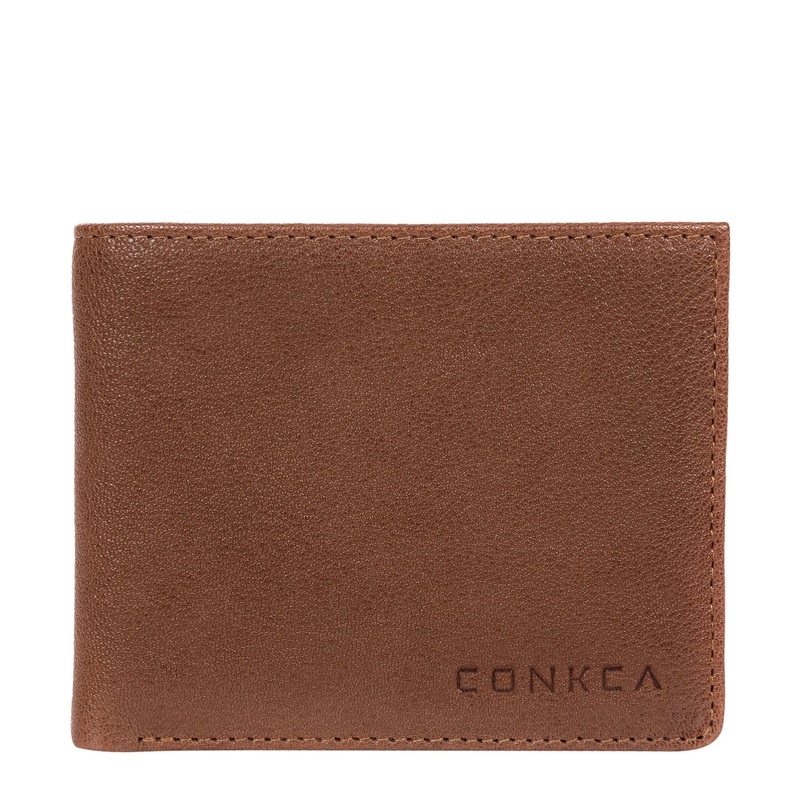 'Alston' Conker Brown Bi-Fold Leather Wallet