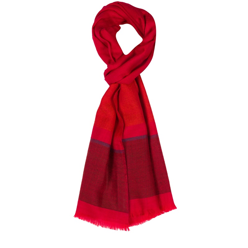 'Blur' Cashmere & Merino Wool Neckerchief