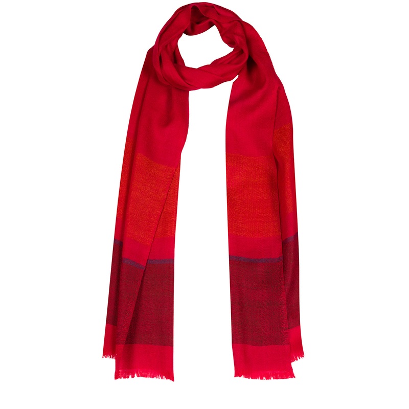 'Blur' Cashmere & Merino Wool Scarf