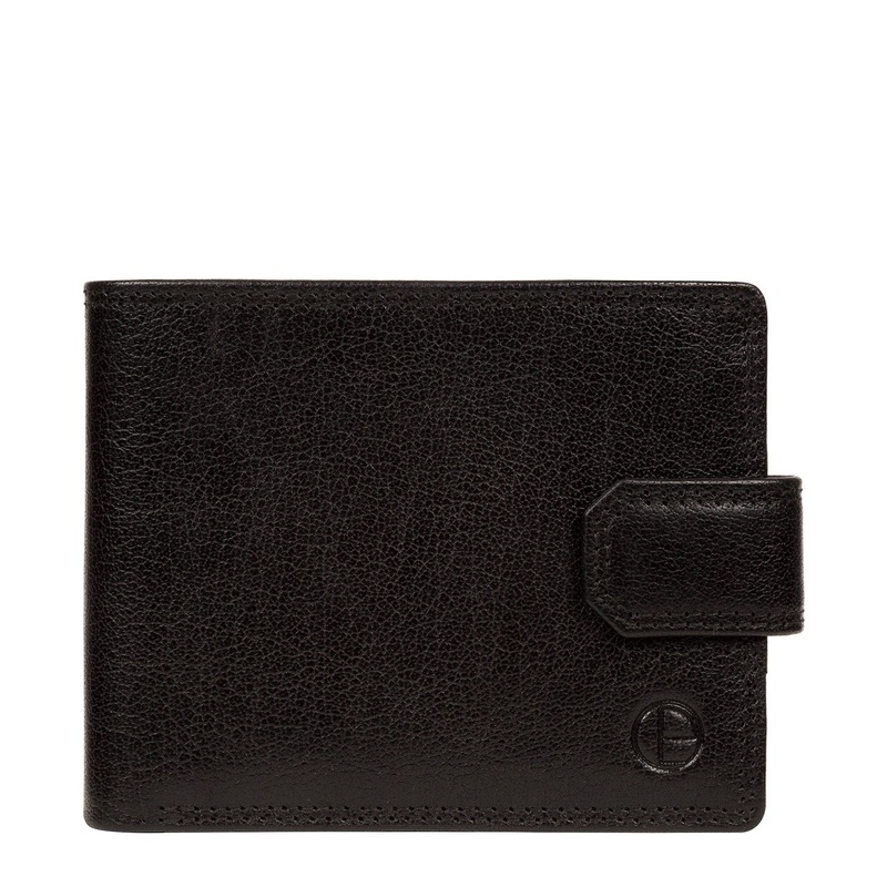 'Brodie' Black Leather Wallet