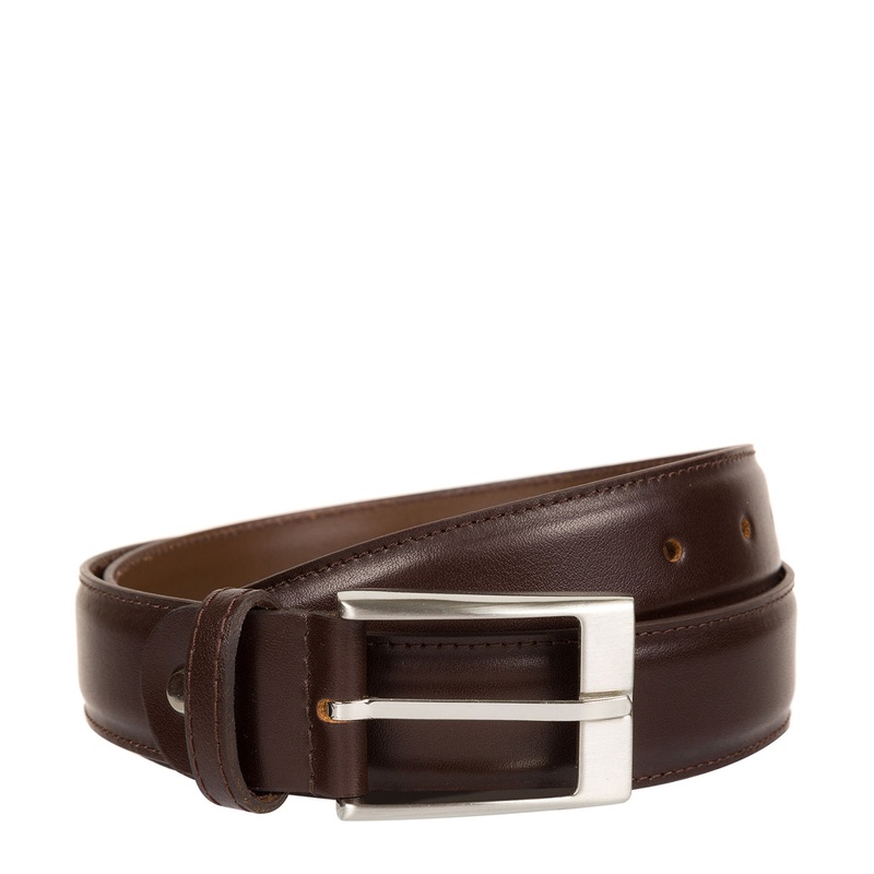 Dark Brown Pure Luxuries Leather Men's Belt