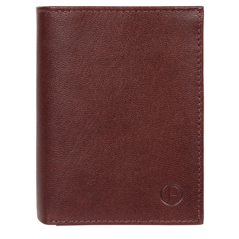 'Dillon' Dark Brown Leather Bi-Fold Wallet