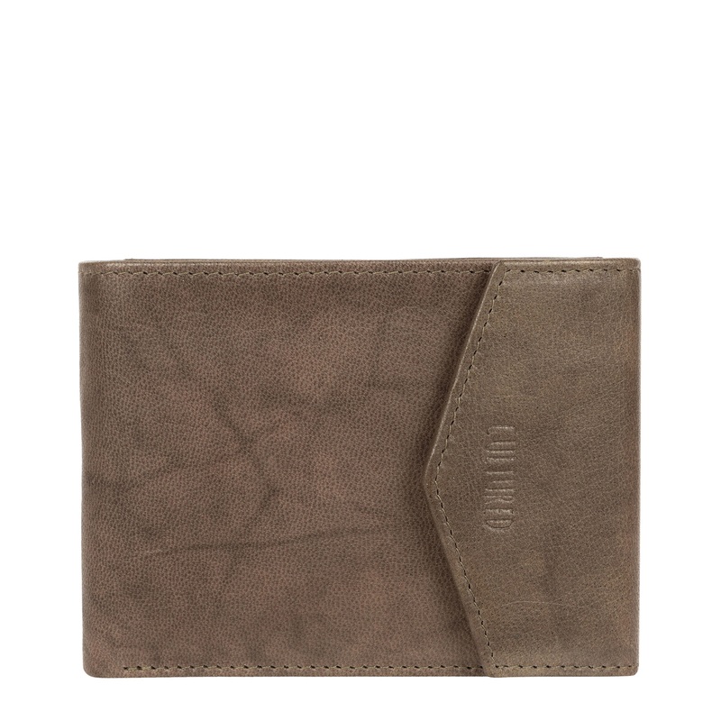 'Doyle' Vintage Brown Leather Bi-Fold Wallet