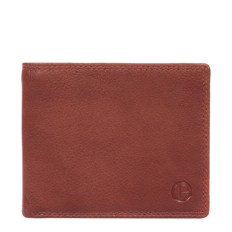 'Finn' Dark Tan Leather Wallet