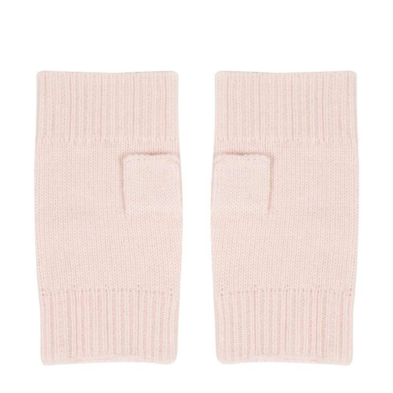 'Grange' Cream Cashmere & Merino Wool Wrist Warmers