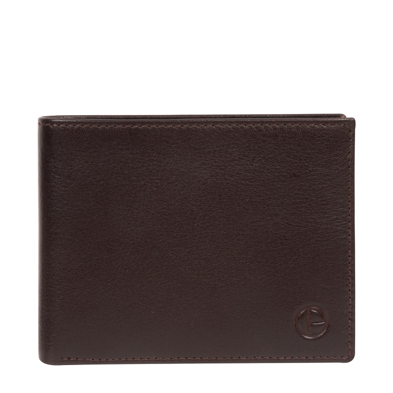 'Hawker' Brown Leather Bi-Fold Wallet