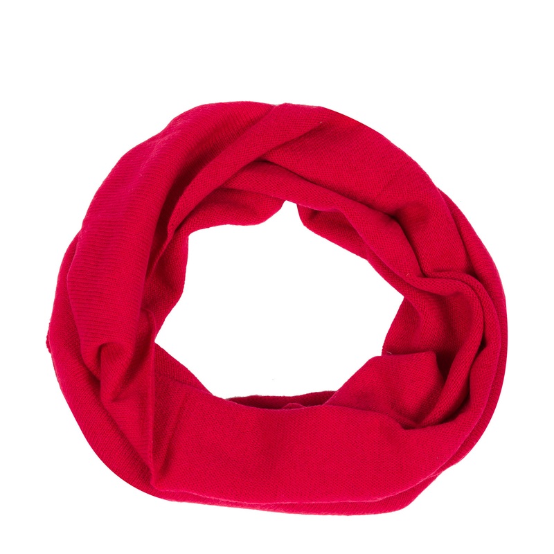 'Holker' Chilli Red Cashmere & Merino Wool Snood