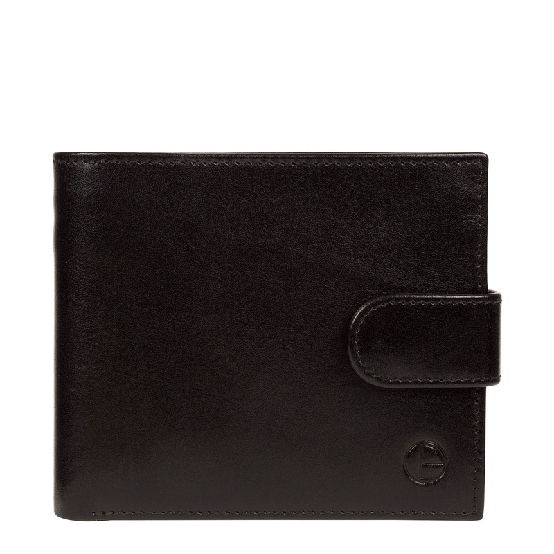 'Hooper' Black Leather Wallet