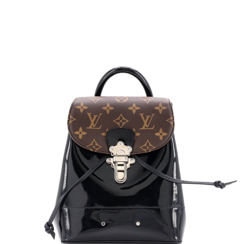 Hot Springs Backpack Vernis with Monogram Canvas