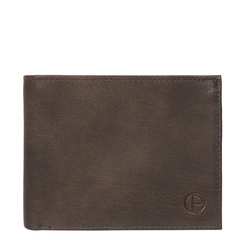'Irving' Vintage Black Leather Wallet