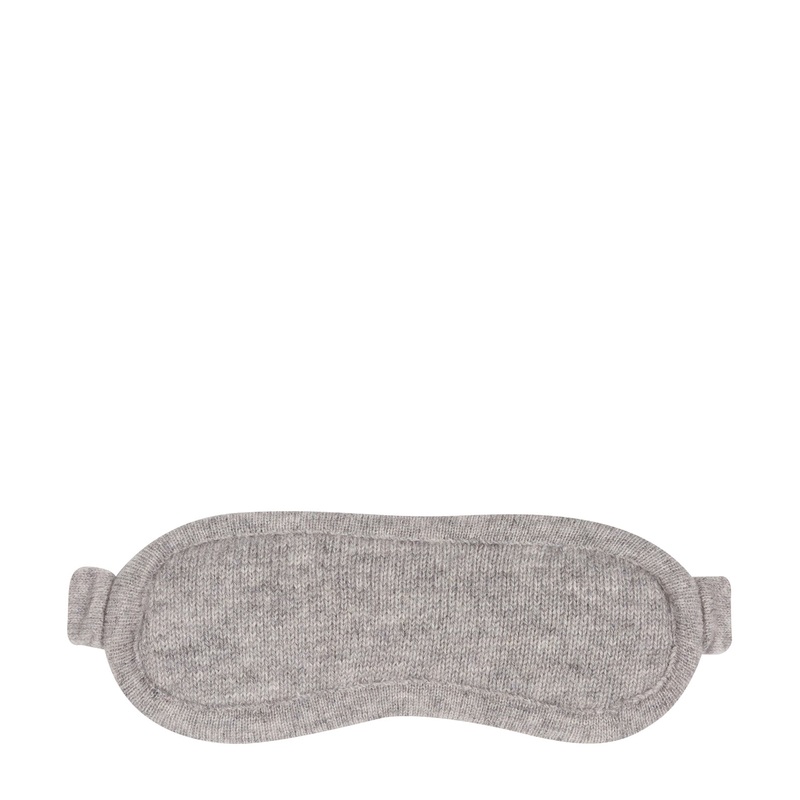 'Levens' Foggy 100% Cashmere Eye Mask