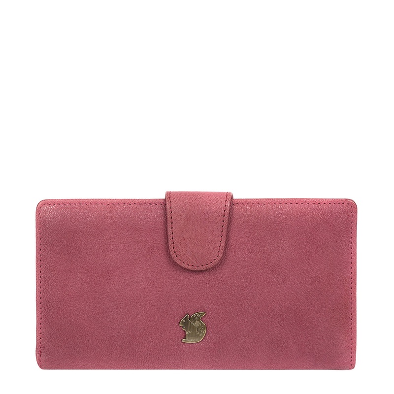 'Nisha' Orchid Leather Purse