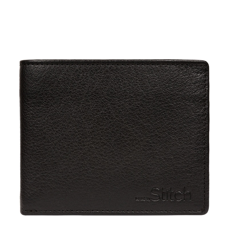 'Rossini' Black Leather RFID Wallet