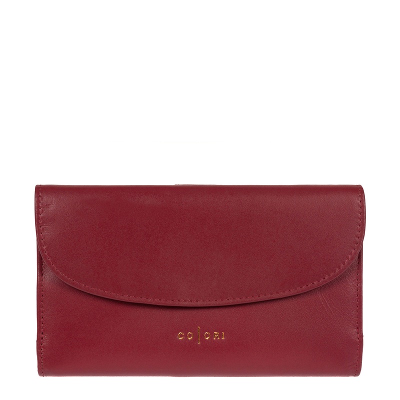 'Sardinia' Italian-Inspired Red Genuine Leather RFID Purse