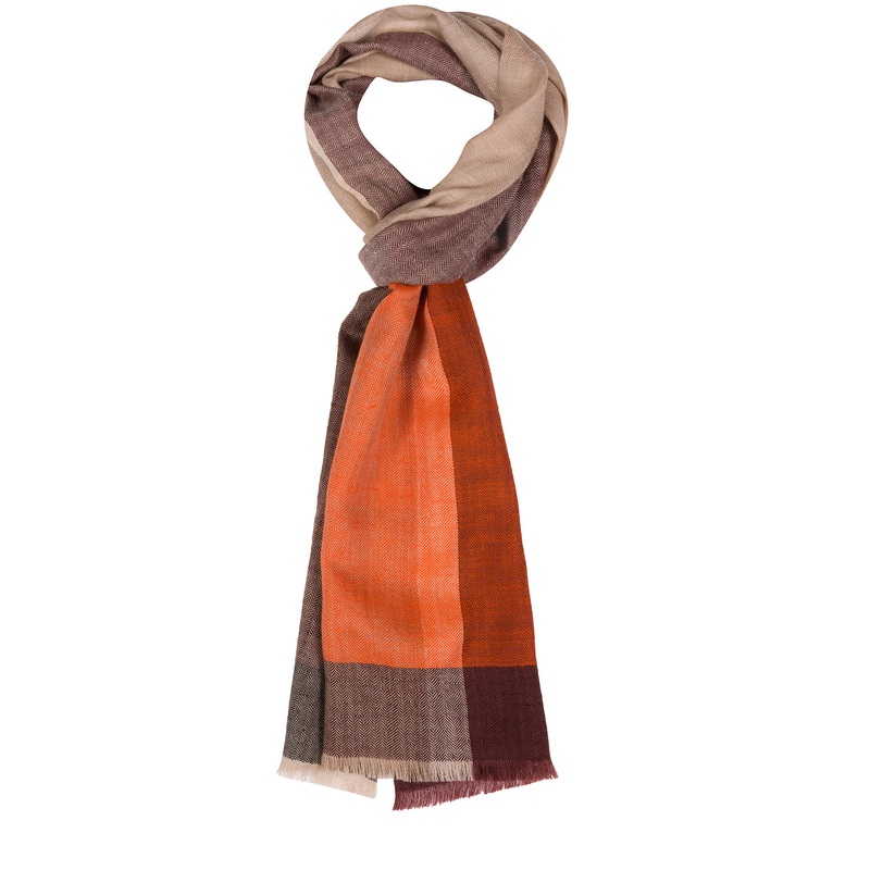 'Saturn' Cashmere & Merino Wool Neckerchief