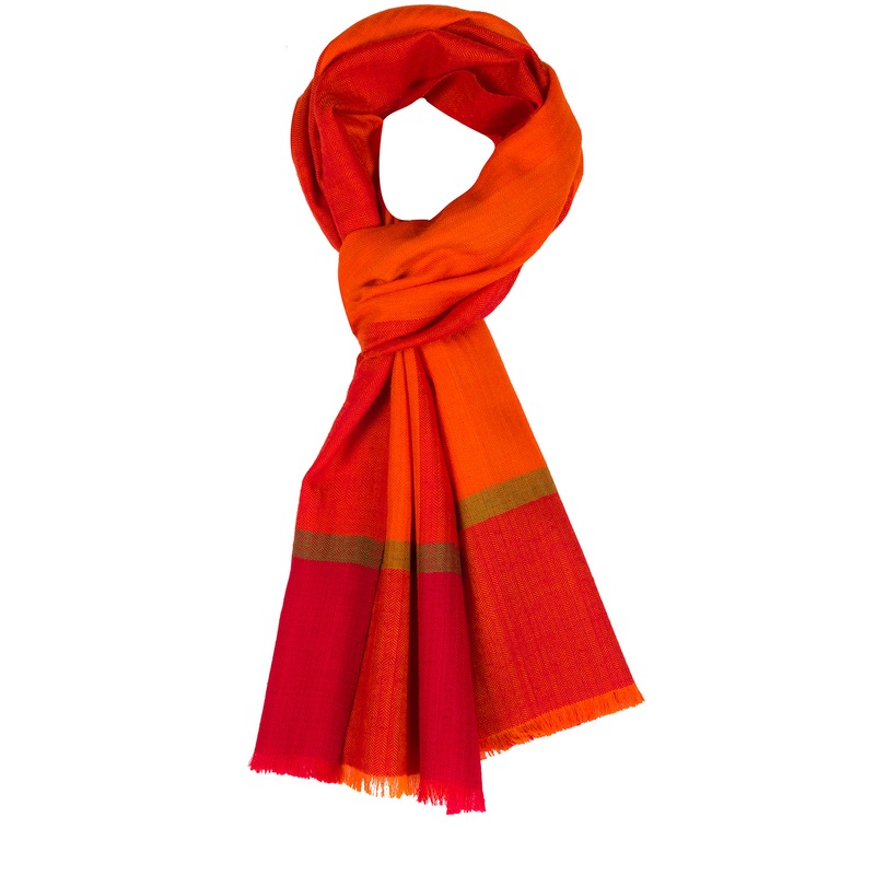 'Solar' Cashmere & Merino Wool Neckerchief