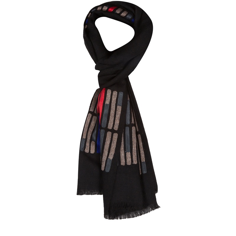 'Space' Cashmere & Merino Wool Neckerchief