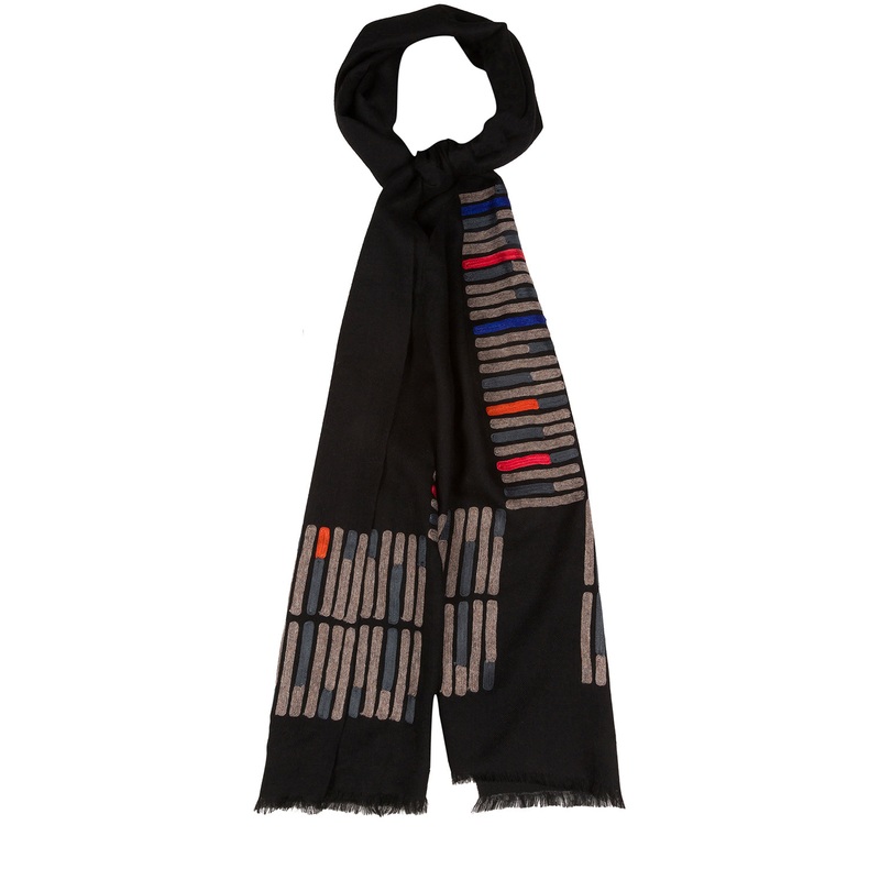'Space' Cashmere & Merino Wool Pashmina