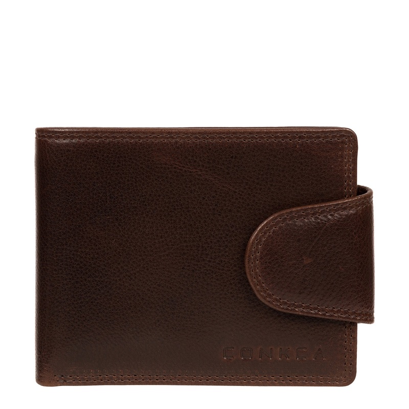'Stewart' Brown Leather Wallet
