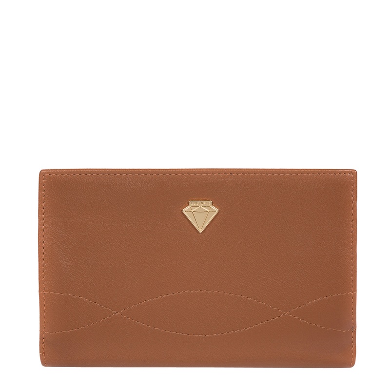 'Stow' Tan Leather Purse