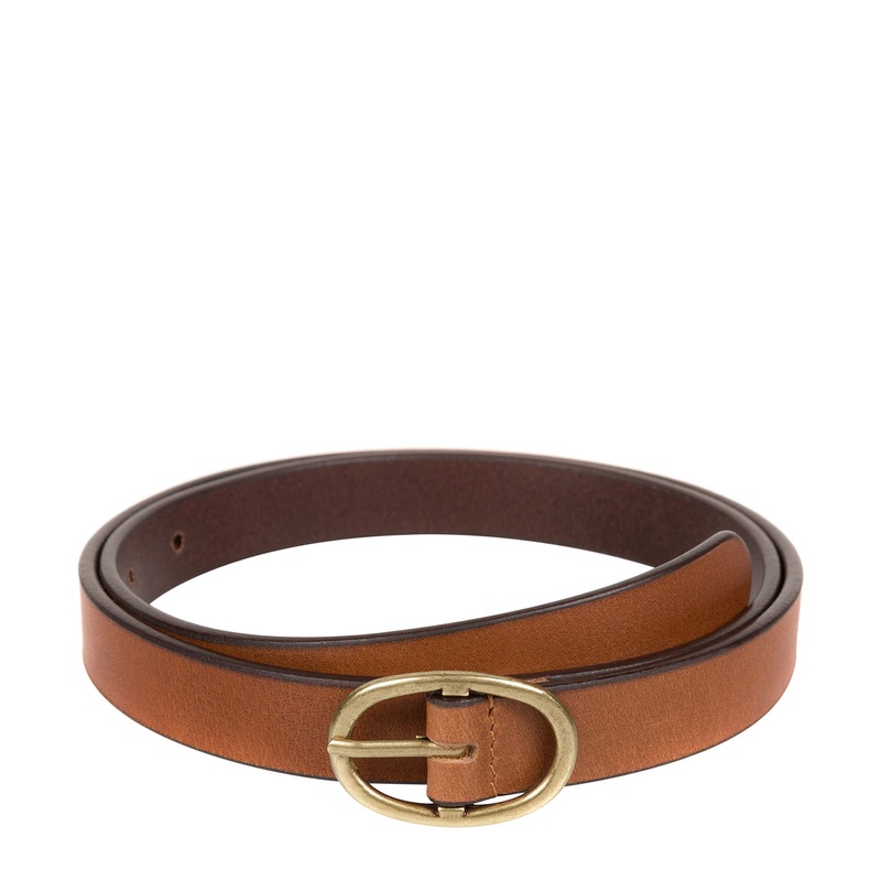 Tan Quality Leather Ladies' Belt