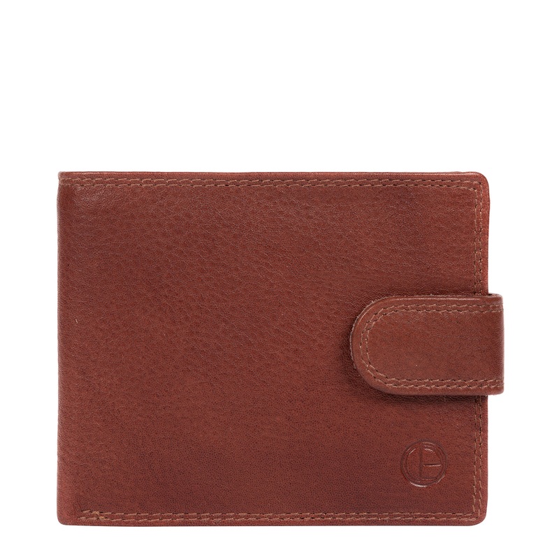 'Thorn' Dark Tan Leather Wallet