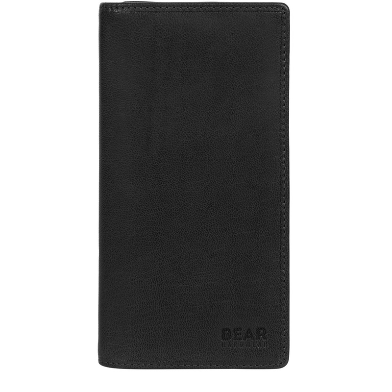 'Volund' Black Leather Breast Pocket Wallet