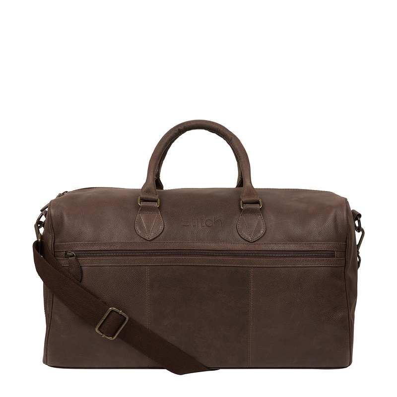 'Aviator' Hickory Leather Holdall