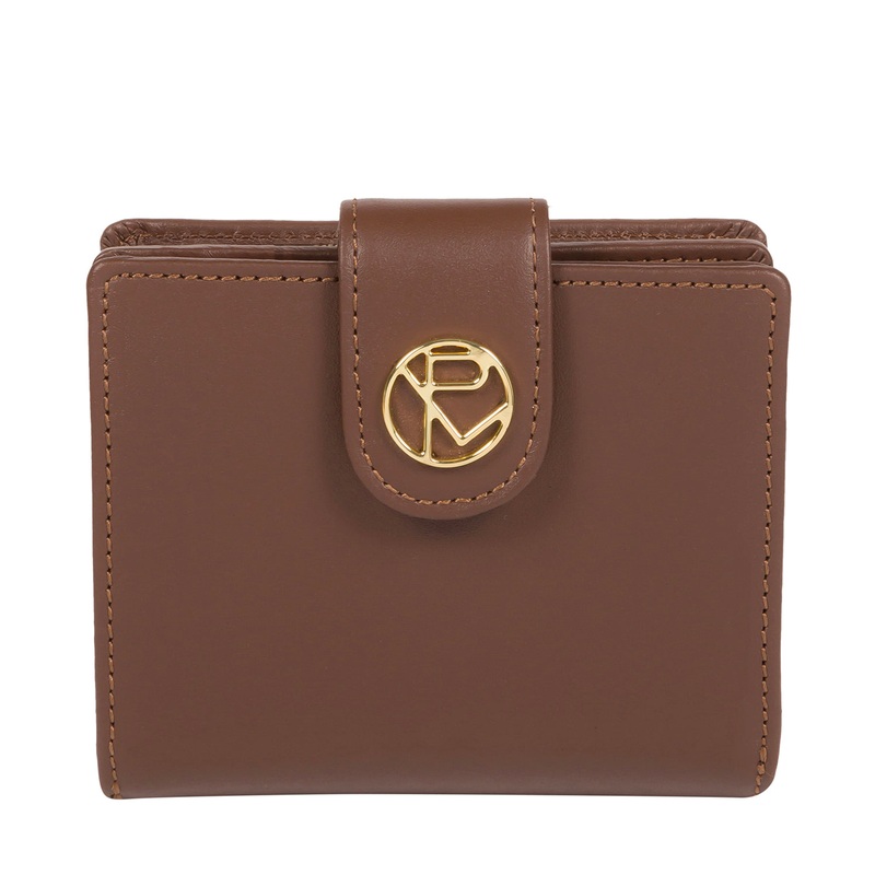 'Avignon' Ombr Chestnut Leather Purse