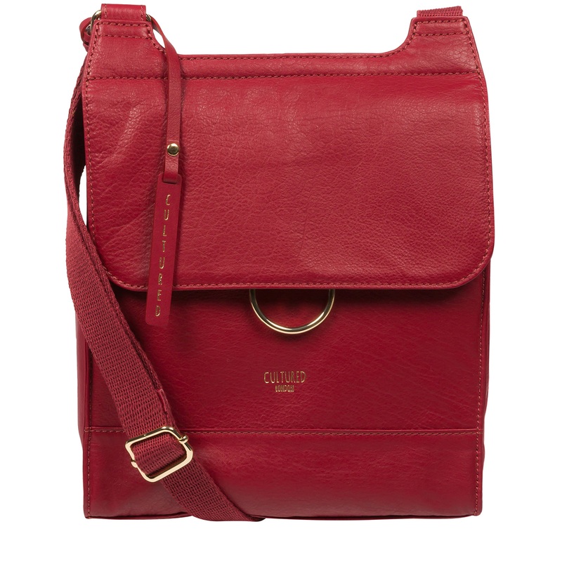 'Covent' Scarlett Leather Cross Body Bag
