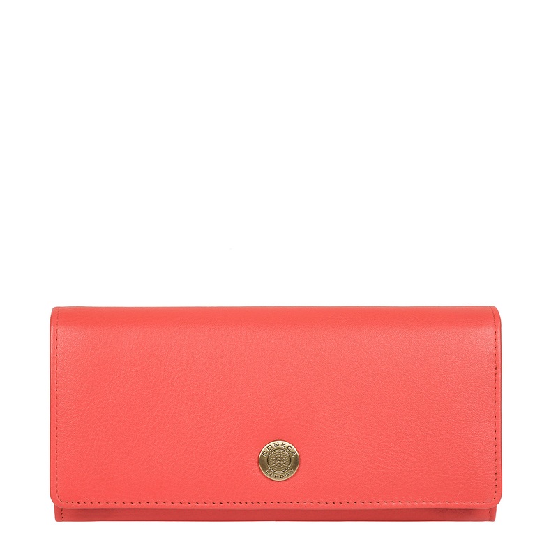 'Fey' Ginger Leather Purse