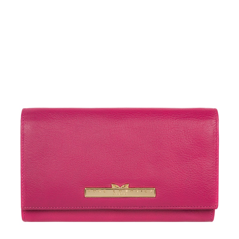 'Finch' Sangria Leather Bi-Fold Purse